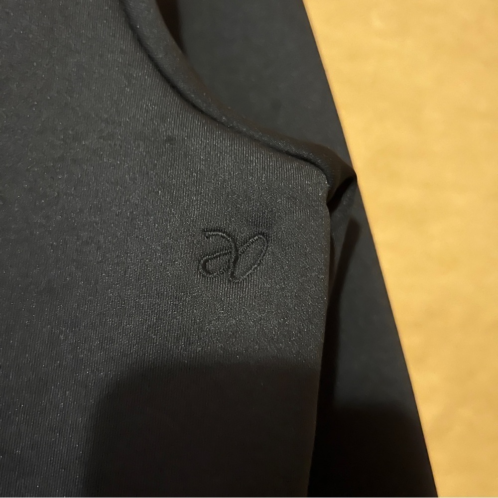 Aday Soft Power Blazer Jacket Scuba Knit Notched Lapel Snap Front Black Size XS - Picture 10 of 14